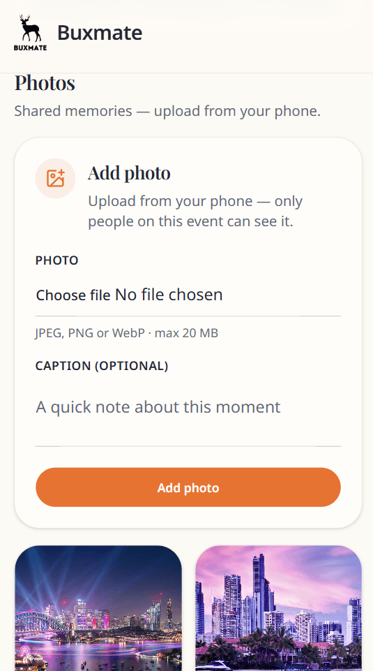 Guest photos section